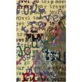 thumbnail image 1 of SAFAVIEH Soho Travel Print Wool Area Rug, Multi, 5' x 8', 1 of 3