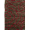 thumbnail image 1 of SAFAVIEH Soho Trinity Floral Area Rug, Chocolate/Red, 2' x 3', 1 of 8