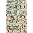 thumbnail image 1 of SAFAVIEH Soho Venice Abstract Wool Area Rug, Ivory/Multi, 7'6" x 9'6", 1 of 9