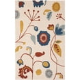 thumbnail image 1 of SAFAVIEH Soho Zoe Floral Wool Area Rug, Beige/Multi, 5' x 8', 1 of 6