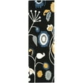 thumbnail image 1 of SAFAVIEH Soho Zoe Floral Wool Runner Rug, Black/Multi, 2'6" x 8', 1 of 8