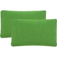 thumbnail image 1 of SAFAVIEH Soleil Solid 12" x 20" Indoor/Outdoor Pillow, Sunshine Green, Set of 2, 1 of 4