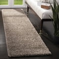 thumbnail image 1 of SAFAVIEH Solo Dulcibella Solid Plush Shag Runner Rug, Brown, 2' x 8', 1 of 7