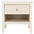 thumbnail image 1 of SAFAVIEH Sondra Traditional 2 Drawer Nightstand,Bleached White/Gold, 1 of 14