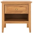 thumbnail image 1 of SAFAVIEH Sondra Traditional 2 Drawer Nightstand,Oak/Gold, 1 of 14