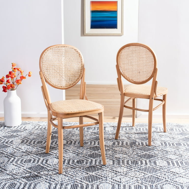Cane dining 2024 chair set