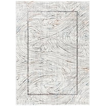 SAFAVIEH Sonoma Claud Abstract Area Rug, Ivory/Grey, 8' x 10'