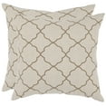 thumbnail image 1 of SAFAVIEH Sophie Pillow Set of 2 Taupe, 1 of 2