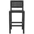 thumbnail image 1 of SAFAVIEH Sorrento Square Mid Back Counter Stool, Black, 1 of 13