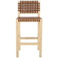 thumbnail image 1 of SAFAVIEH Sorrento Square Mid Back Counter Stool, Natural/Light Honey, 1 of 13