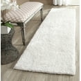 thumbnail image 1 of SAFAVIEH South Beach Shag SBS562A Snow White Rug, 1 of 6
