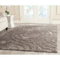 thumbnail image 1 of SAFAVIEH South Beach Shag SBS620B Handmade Silver Rug, 1 of 10