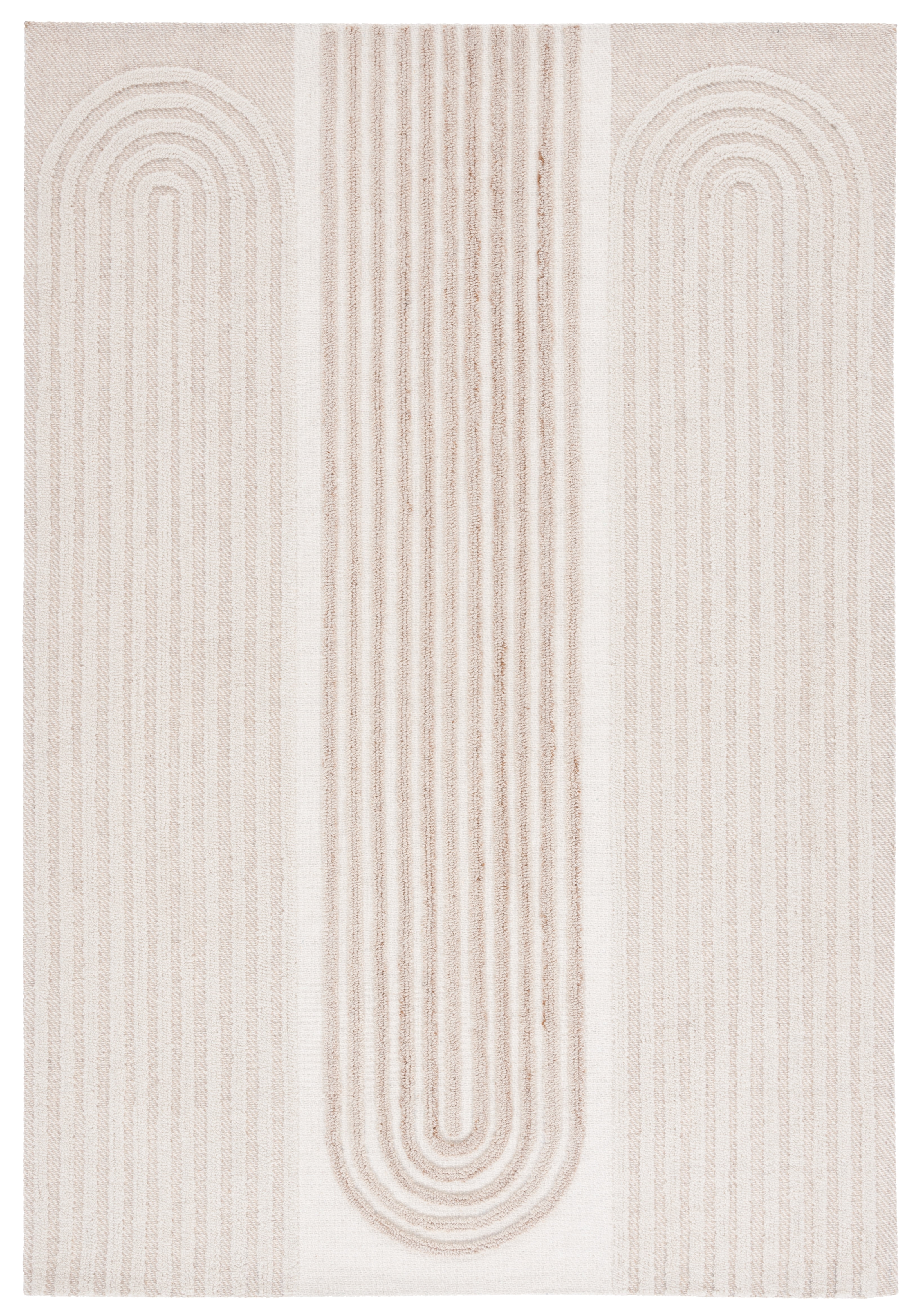 SAFAVIEH Southampton Andrew Geometric Area Rug, Ivory/Beige, 5' x 8'