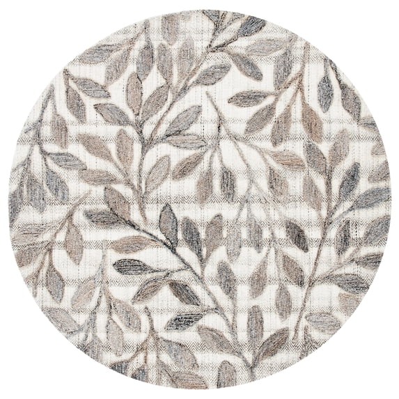 SAFAVIEH Southampton Angel Floral Area Rug, Beige, 6' x 6' Round