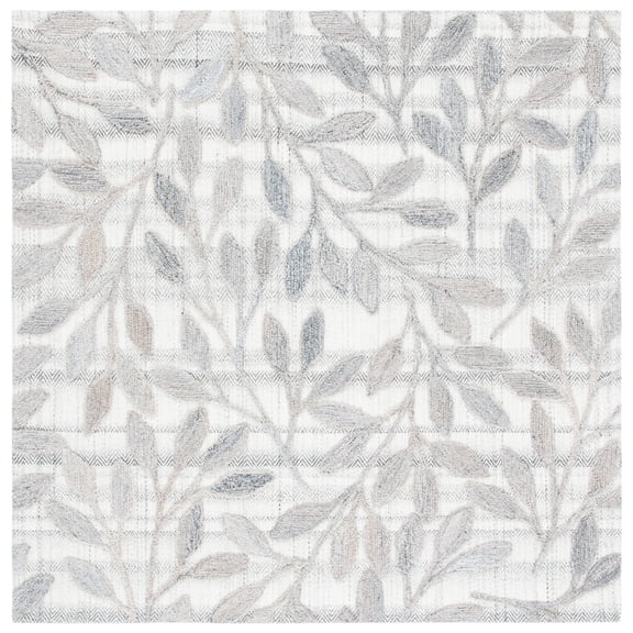 SAFAVIEH Southampton Angel Floral Area Rug, Beige, 6' x 6' Square