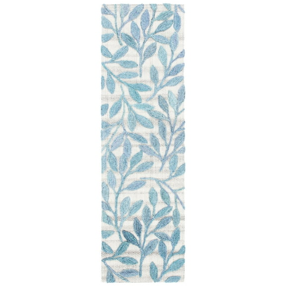 SAFAVIEH Southampton Angel Floral Runner Rug, Blue, 2'3" x 8'