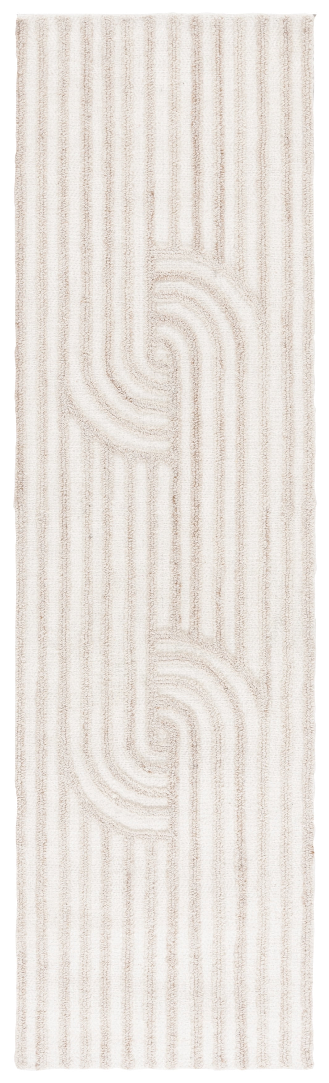 SAFAVIEH Southampton Austen Geometric Runner Rug, Beige/Ivory, 2'3" x 8'