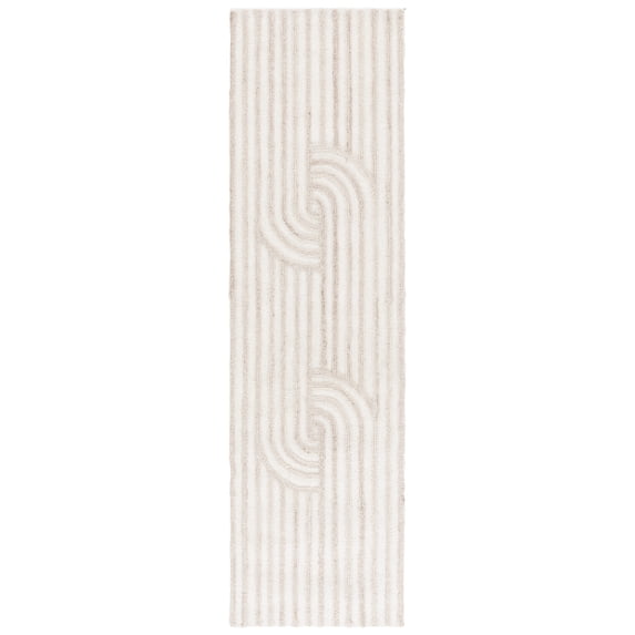 SAFAVIEH Southampton Austen Geometric Runner Rug, Beige/Ivory, 2'3" x 8'
