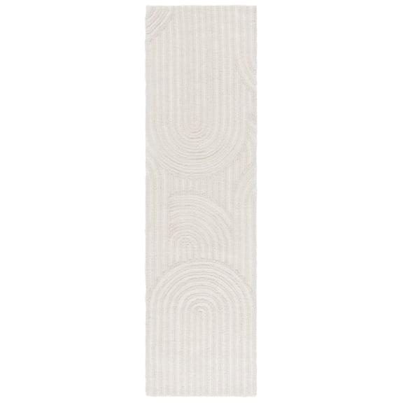 SAFAVIEH Southampton Katie Geometric Runner Rug, Ivory, 2'3" x 8'