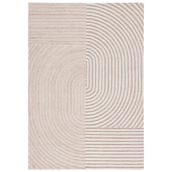 SAFAVIEH Southampton Lancaster Geometric Area Rug, Ivory/Beige, 8' x 10'