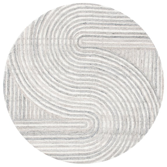 SAFAVIEH Southampton Landen Abstract Area Rug, Beige, 10' x 10' Round