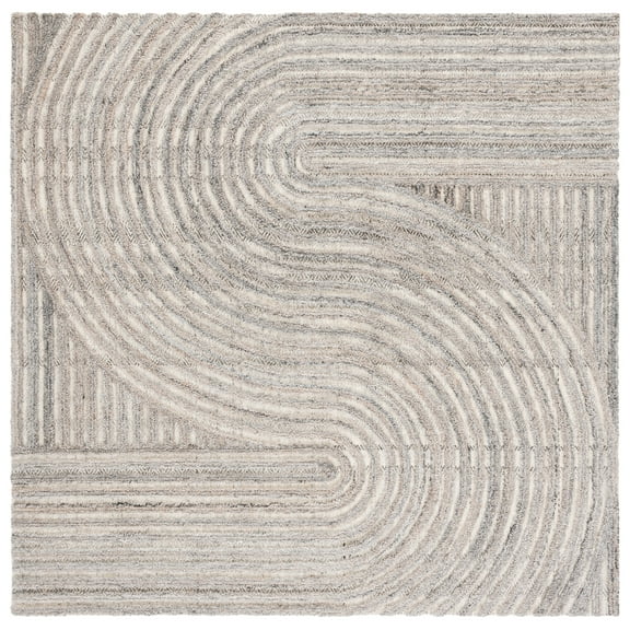 SAFAVIEH Southampton Landen Abstract Area Rug, Beige, 10' x 10' Square