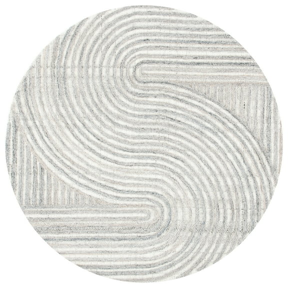 SAFAVIEH Southampton Landen Abstract Area Rug, Beige, 8' x 8' Round