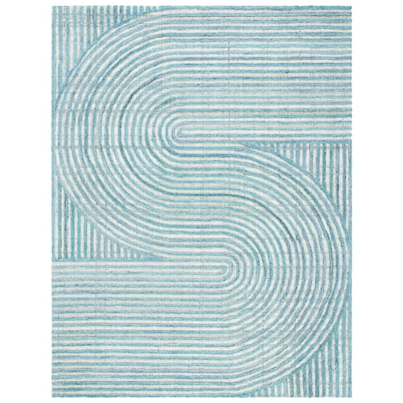 SAFAVIEH Southampton Landen Abstract Area Rug, Blue, 10' x 14'