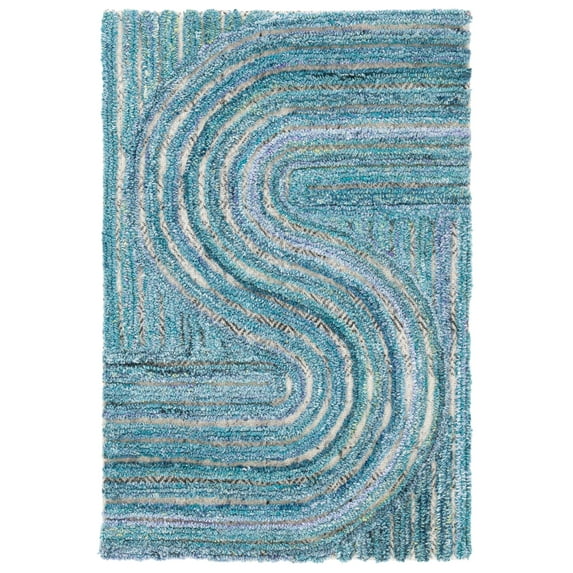 SAFAVIEH Southampton Landen Abstract Area Rug, Blue, 3' x 5'
