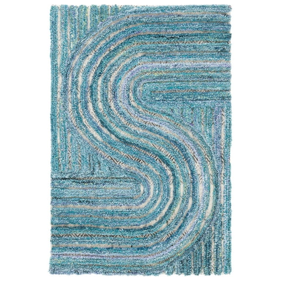 SAFAVIEH Southampton Landen Abstract Area Rug, Blue, 3' x 5'
