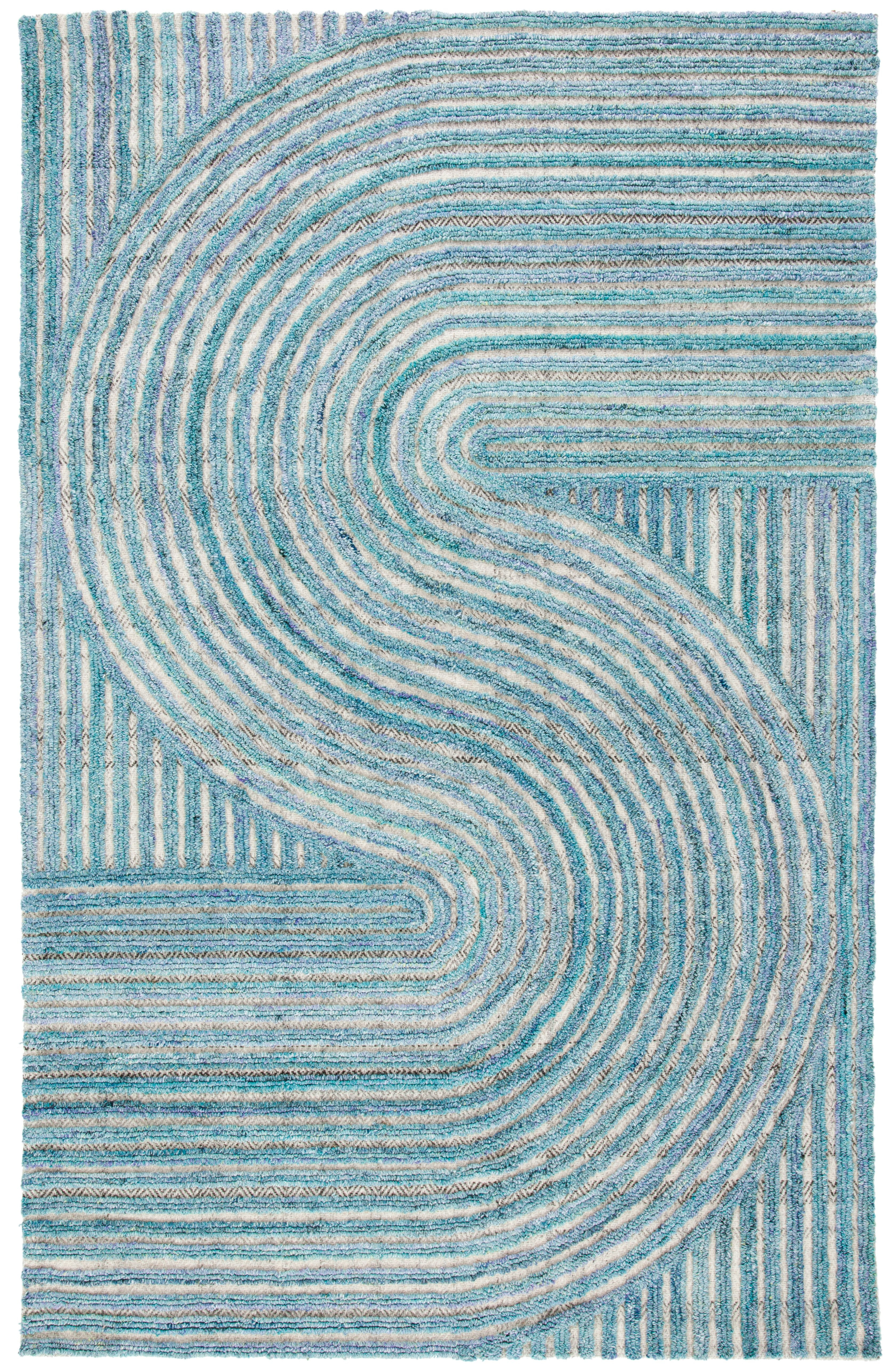 SAFAVIEH Southampton Landen Abstract Area Rug, Blue, 6' x 9'