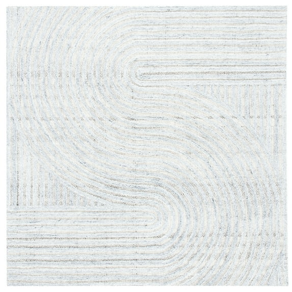 SAFAVIEH Southampton Landen Abstract Area Rug, Grey, 10' x 10' Square