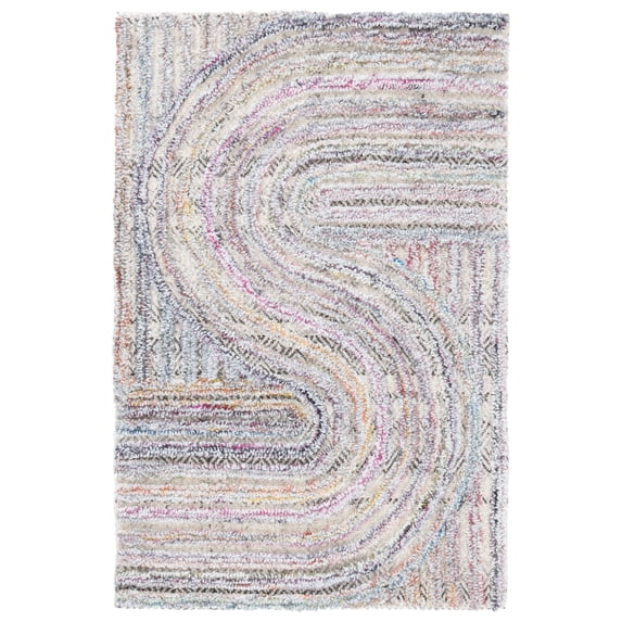 SAFAVIEH Southampton Landen Abstract Area Rug, Pink/Blue, 3' x 5'