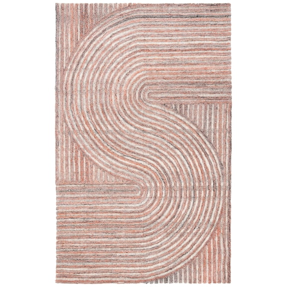 SAFAVIEH Southampton Landen Abstract Area Rug, Pink/Blue, 5' x 8'