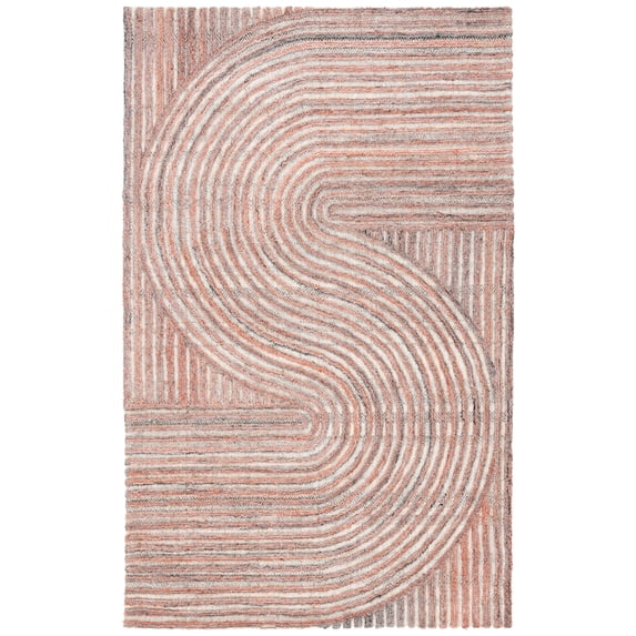 SAFAVIEH Southampton Landen Abstract Area Rug, Pink/Blue, 6' x 9'