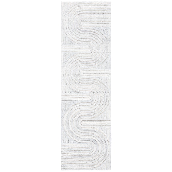 SAFAVIEH Southampton Landen Abstract Runner Rug, Grey, 2'3" x 14'