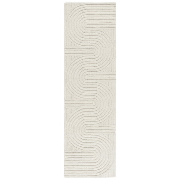 SAFAVIEH Southampton Landen Abstract Runner Rug, Ivory, 2'3" x 8'