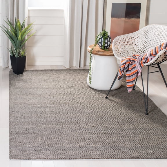 SAFAVIEH Southampton Peter Geometric Polyester Area Rug, Grey, 7'6" x 9'6"