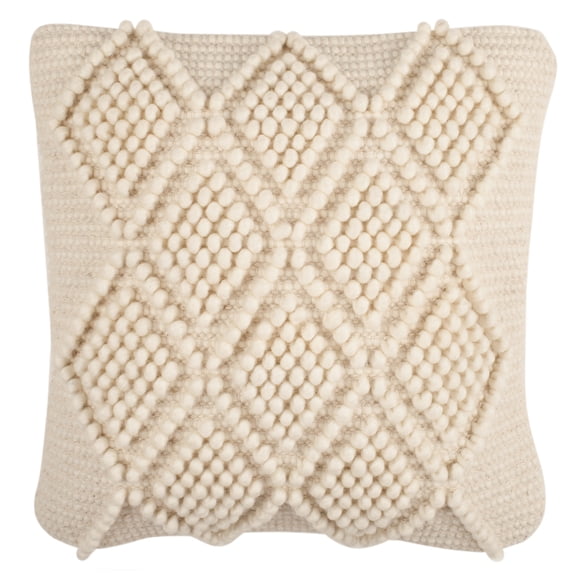 SAFAVIEH Space Dye Geometric Plush Pillow, 20" x 20", Space Dye Pillow