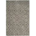 thumbnail image 1 of SAFAVIEH Sparta Alexus Geometric Polyester Shag Area Rug, Grey, 5'1" x 7'6", 1 of 3