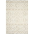 thumbnail image 1 of SAFAVIEH Sparta Siomha Geometric Polyester Shag Area Rug, Ivory/Beige, 3' x 5', 1 of 4