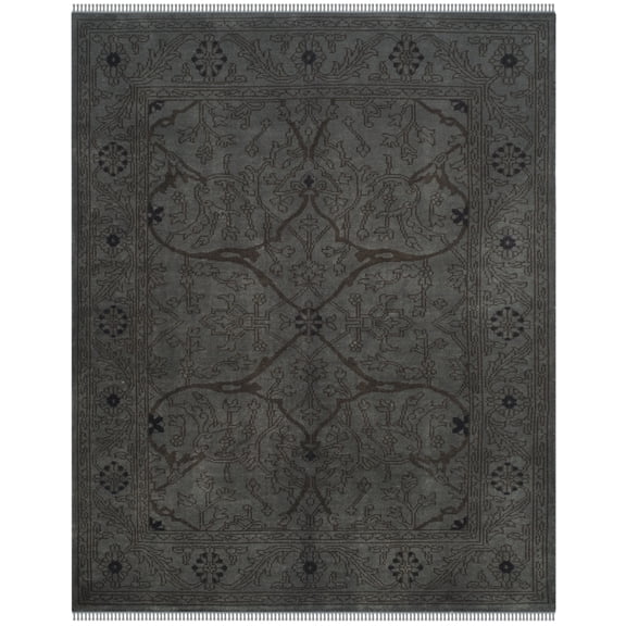 SAFAVIEH Spice Market Serafim Abstract Wool Area Rug, Charcoal, 6' x 9'