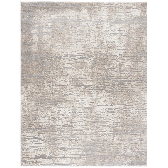 SAFAVIEH Spirit Annabelle Abstract Area Rug, Taupe/Ivory, 10'6" x 14'