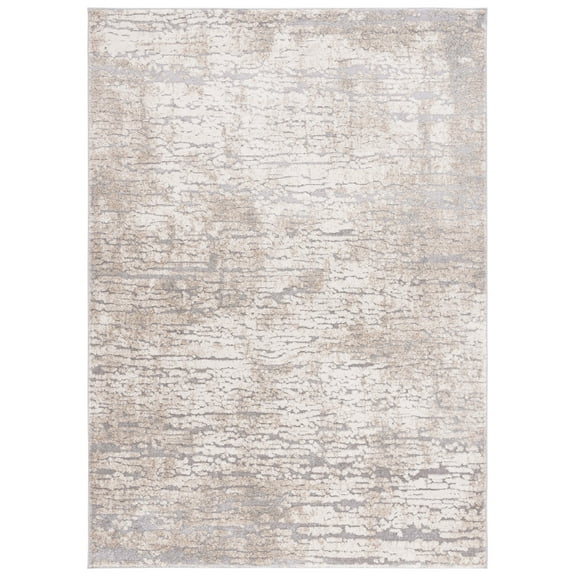 SAFAVIEH Spirit Annabelle Abstract Area Rug, Taupe/Ivory, 2' x 3'