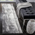 thumbnail image 1 of SAFAVIEH Spirit Pauletta Abstract Overdyed Runner Rug, Dark Grey/Ivory, 2' x 8', 1 of 7