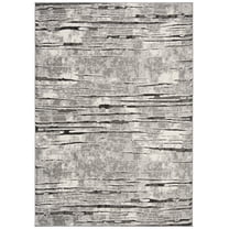 SAFAVIEH Spirit Sierra Abstract Area Rug, Grey/Dark Grey, 6'7" x 9'