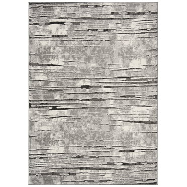 SAFAVIEH Spirit Sierra Abstract Area Rug, Grey/Dark Grey, 6'7" x 9'