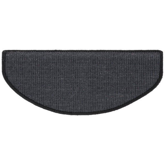 SAFAVIEH Stair Treads Kiaran 0.25" x 9" x 2'2" Sisal Black 13 Count Staircase & Floor Step Tread