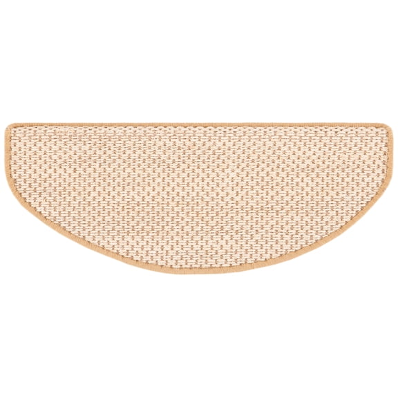 SAFAVIEH Stair Treads Roger 0.25" x 9" x 2'2" Sisal Natural 3 Count Staircase & Floor Step Tread