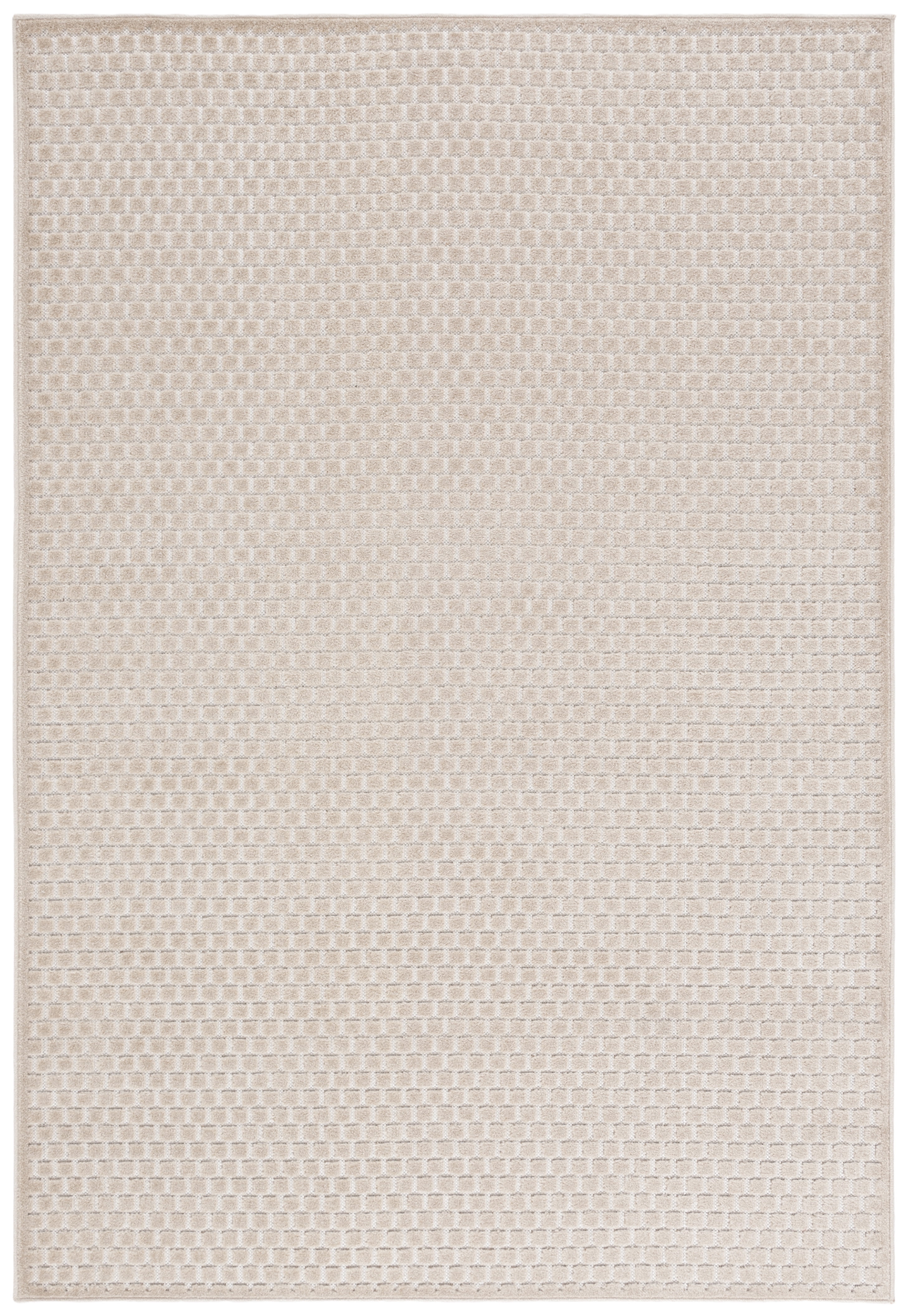SAFAVIEH Stella Alton Geometric Indoor/Outdoor Area Rug, Beige, 8'2" x 10'
